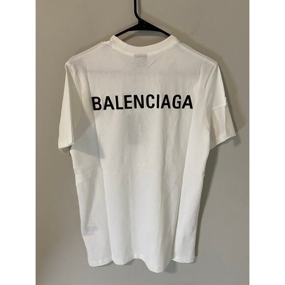 Balenciaga Other - New Balenciaga Unisex Logo Print T-Shirt Size  XXL